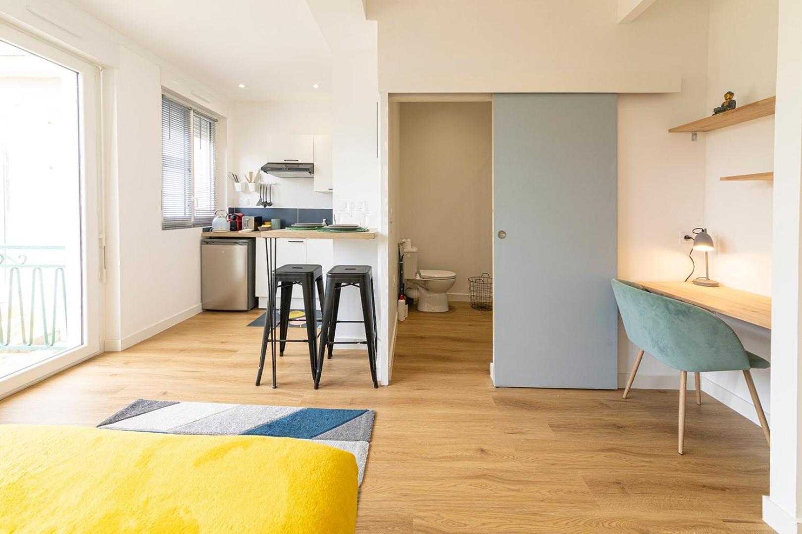圣雅克·德拉Le Yellow, Studio Renove, Tout Confort, Jardin公寓 外观 照片