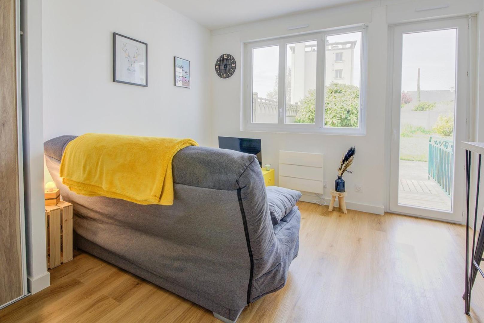 圣雅克·德拉Le Yellow, Studio Renove, Tout Confort, Jardin公寓 外观 照片