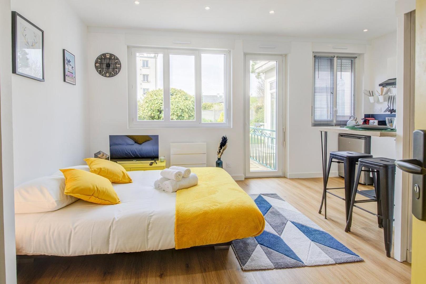 圣雅克·德拉Le Yellow, Studio Renove, Tout Confort, Jardin公寓 外观 照片